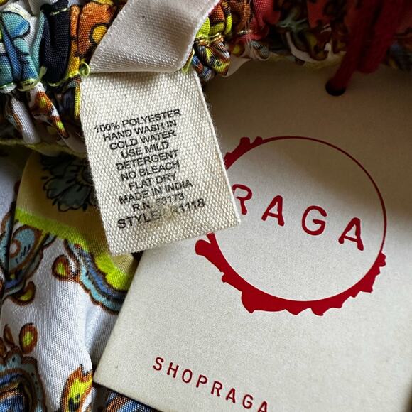 NEW Raga Tropical Romper Vacation Aztec Resortwear Paisley Playsuit Artsy Boho - Picture 7 of 8